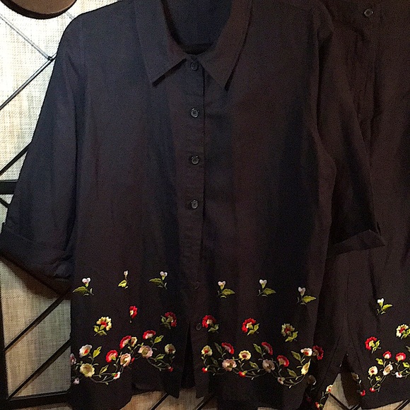 LARRY LEVINE WOMAN SIZE 16 W LINEN PANTS SET - Picture 2 of 14